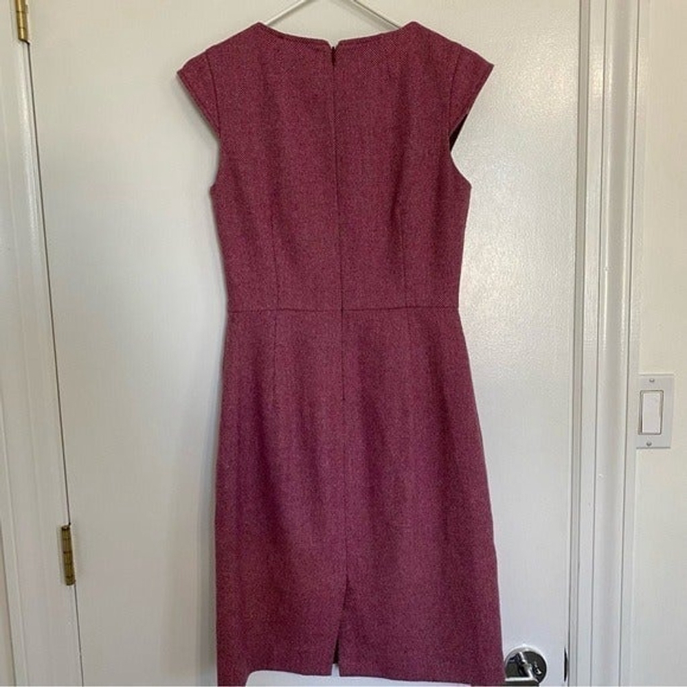 J. Crew Wool Blend Lined Tweed Dress Size 2 - Picture 4 of 11